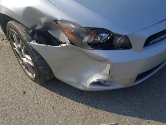JTKDE3B75A0307057 - 2010 TOYOTA SCION TC 银色 照片 9