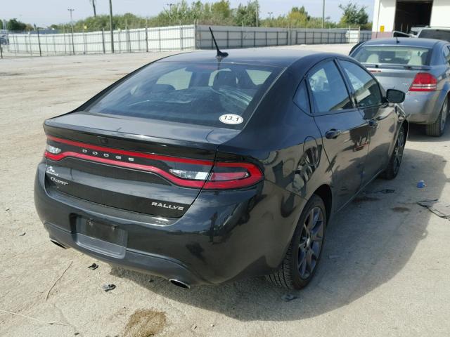 1C3CDFBB0FD279328 - 2015 DODGE DART BLACK photo 4