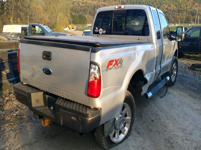 1FTSX21R19EA26572 - 2009 FORD F250 SUPER SILVER photo 4