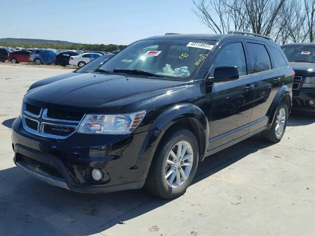 3C4PDCBG8FT627779 - 2015 DODGE JOURNEY BLACK photo 2