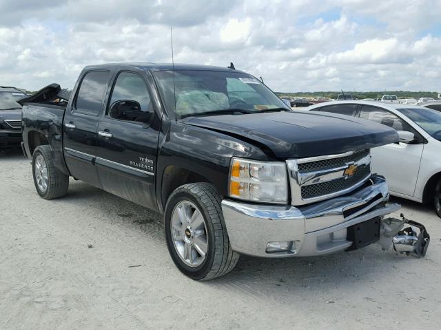 3GCPCSE09DG159160 - 2013 CHEVROLET SILVERADO BLACK photo 1