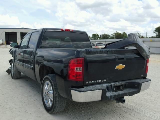 3GCPCSE09DG159160 - 2013 CHEVROLET SILVERADO BLACK photo 3