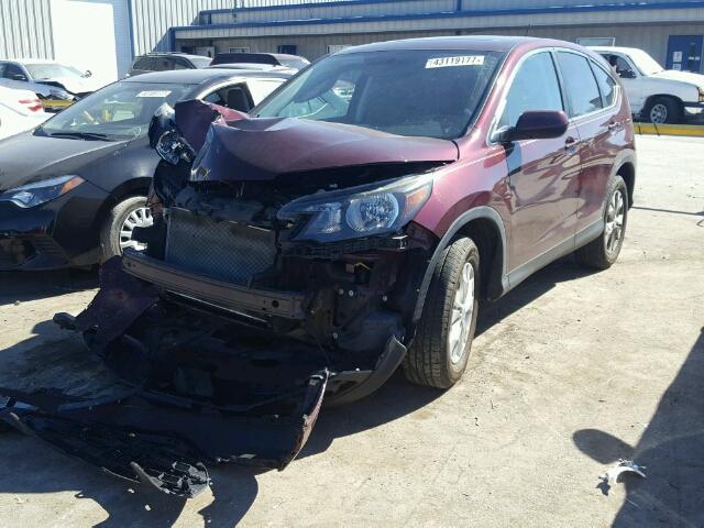 5J6RM4H55CL048755 - 2012 HONDA CR-V EX მუქწითელი ფოტო 2