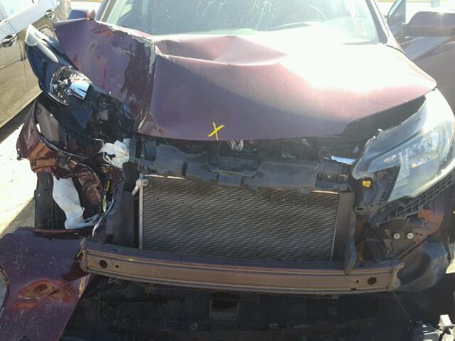 5J6RM4H55CL048755 - 2012 HONDA CR-V EX მუქწითელი ფოტო 7