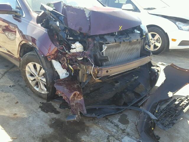 5J6RM4H55CL048755 - 2012 HONDA CR-V EX მუქწითელი ფოტო 9