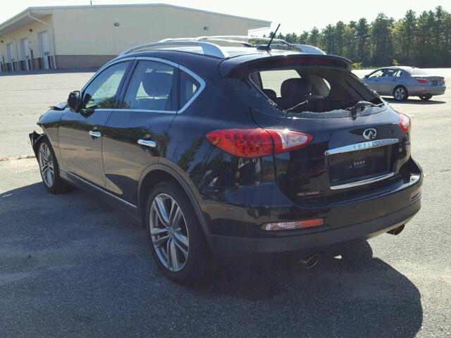 JN1AJ0HR6BM852159 - 2011 INFINITI EX35 BASE BLACK photo 3