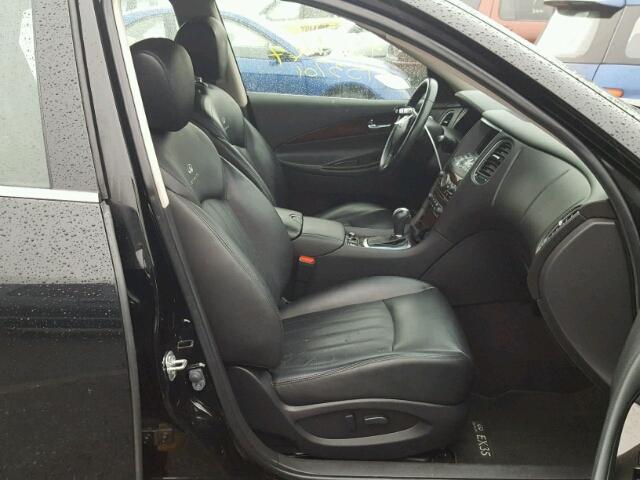 JN1AJ0HR6BM852159 - 2011 INFINITI EX35 BASE BLACK photo 5