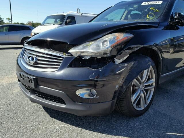 JN1AJ0HR6BM852159 - 2011 INFINITI EX35 BASE BLACK photo 9