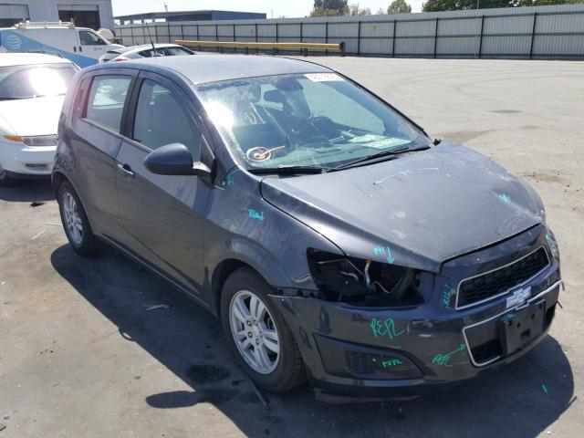 1G1JA6SGXD4135072 - 2013 CHEVROLET SONIC LS GRAY photo 1