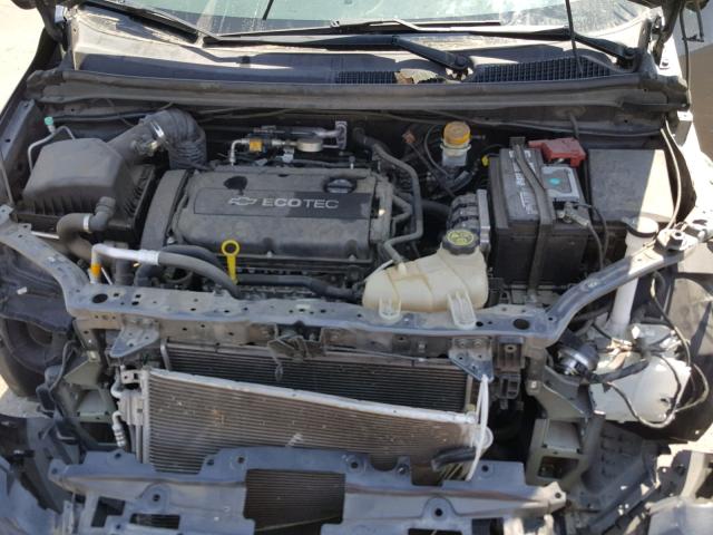 1G1JA6SGXD4135072 - 2013 CHEVROLET SONIC LS GRAY photo 7