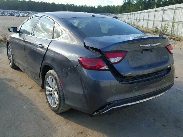 1C3CCCAB3FN669997 - 2015 CHRYSLER 200 LIMITE GRAY photo 3