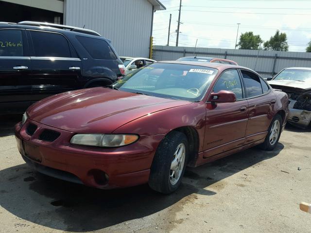 1G2WP52K63F110459 - 2003 PONTIAC GRAND PRIX MAROON photo 2