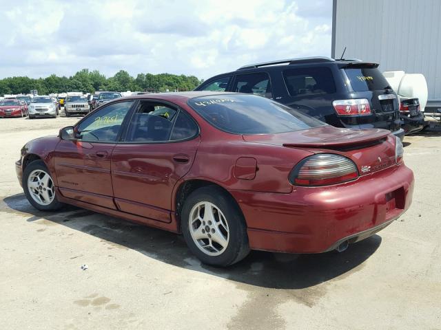 1G2WP52K63F110459 - 2003 PONTIAC GRAND PRIX MAROON photo 3