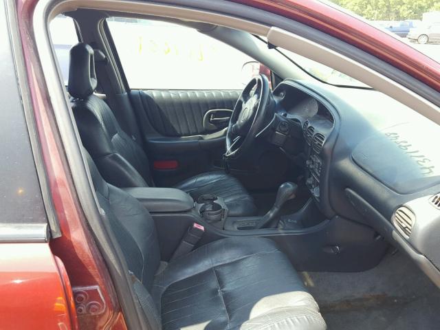 1G2WP52K63F110459 - 2003 PONTIAC GRAND PRIX MAROON photo 5