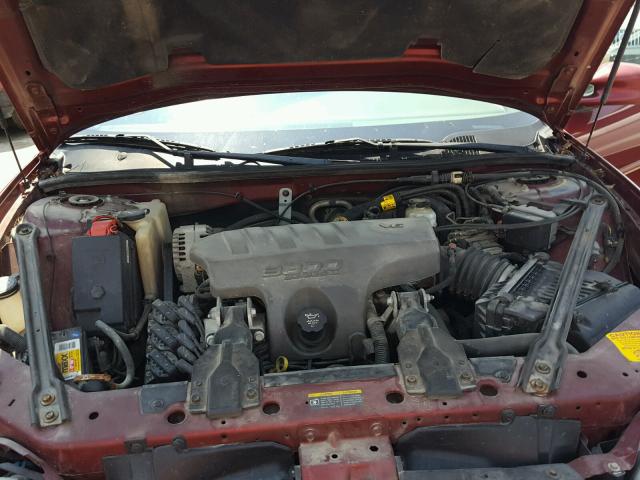 1G2WP52K63F110459 - 2003 PONTIAC GRAND PRIX MAROON photo 7