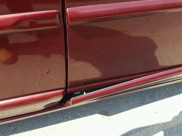 1G2WP52K63F110459 - 2003 PONTIAC GRAND PRIX MAROON photo 9