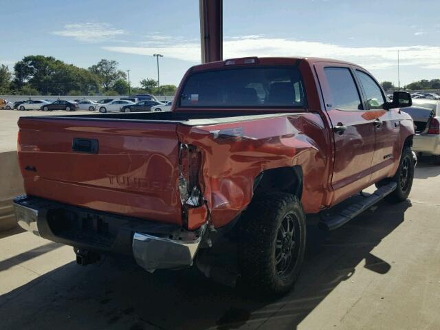 5TFDW5F13HX591361 - 2017 TOYOTA TUNDRA CRE RED photo 4