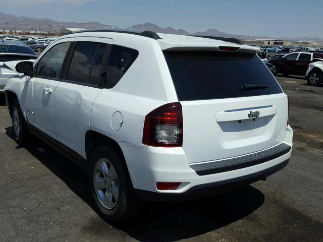 1C4NJCBA3FD413235 - 2015 JEEP COMPASS SP WHITE photo 3