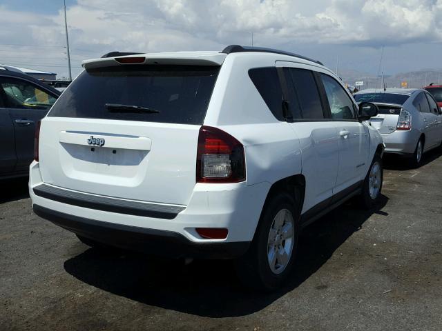 1C4NJCBA3FD413235 - 2015 JEEP COMPASS SP WHITE photo 4