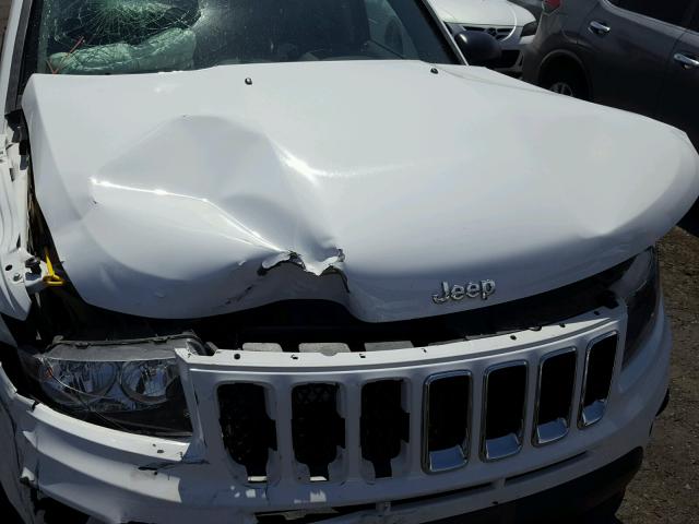 1C4NJCBA3FD413235 - 2015 JEEP COMPASS SP WHITE photo 7