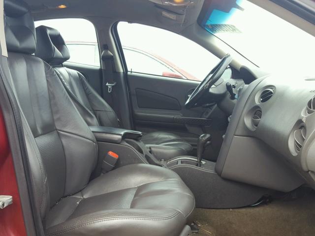 2G2WS522741366455 - 2004 PONTIAC GRAND PRIX MAROON photo 5