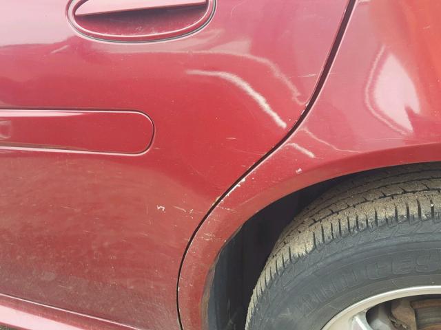 2G2WS522741366455 - 2004 PONTIAC GRAND PRIX MAROON photo 9