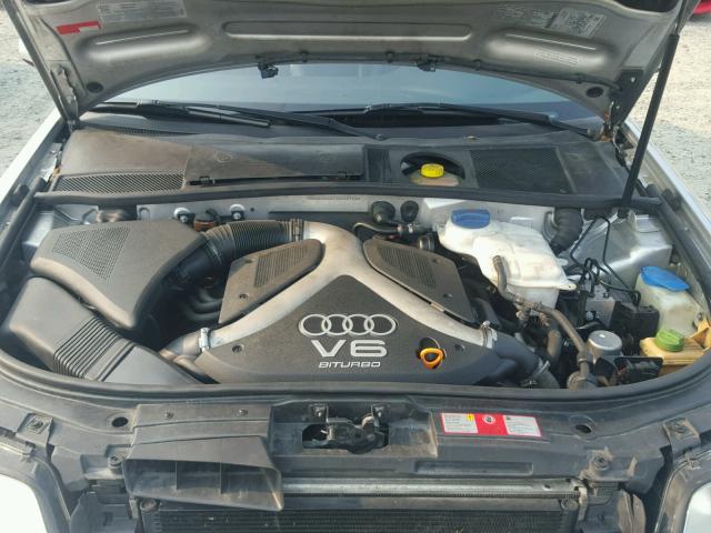 WAUED64B71N140749 - 2001 AUDI A6 2.7T QU SILVER photo 7