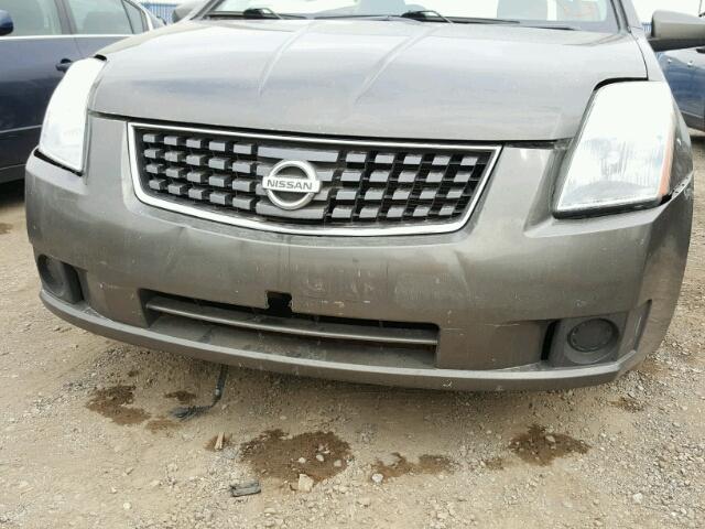 3N1AB61E87L642767 - 2007 NISSAN SENTRA 2.0 GRAY photo 9