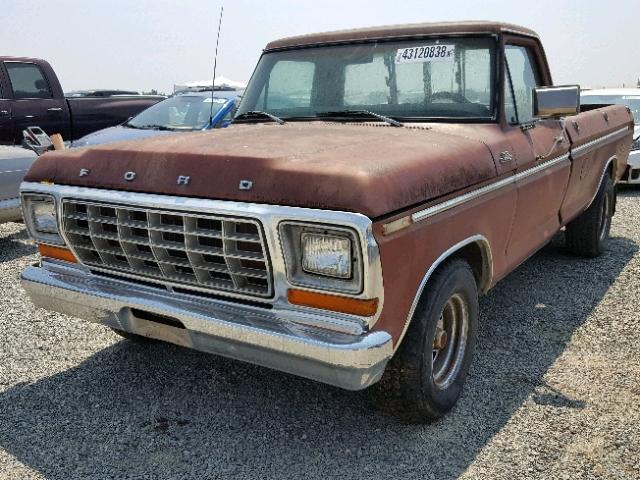F15GRFB0984 - 1979 FORD 150 BROWN photo 2