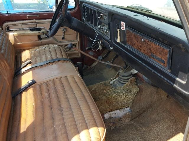 F15GRFB0984 - 1979 FORD 150 BROWN photo 5