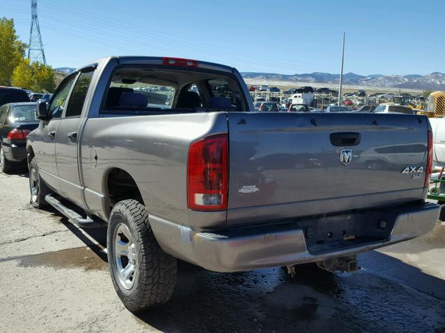 1D7HU18D05S303463 - 2005 DODGE RAM 1500 S GRAY photo 3