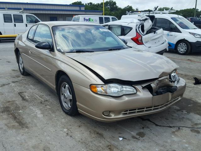 2G1WW12E849185636 - 2004 CHEVROLET MONTE CARL თაფლისფერი ფოტო 1