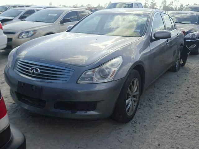 JNKBV61F98M255233 - 2008 INFINITI G35 GRAY photo 2