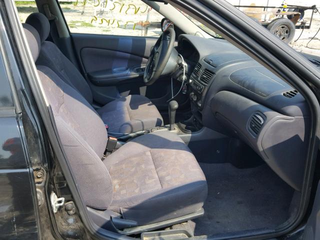 3N1BB51D71L127515 - 2001 NISSAN SENTRA SE BLACK photo 5