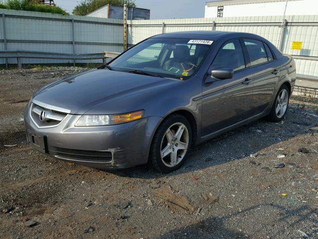 19UUA66255A031130 - 2005 ACURA TL GRAY photo 2