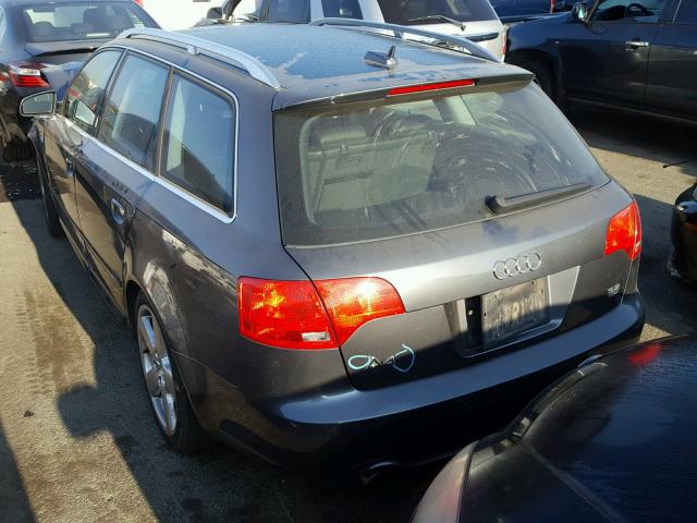 WAUSG78E86A016332 - 2006 AUDI A4 S-LINE GRAY photo 3