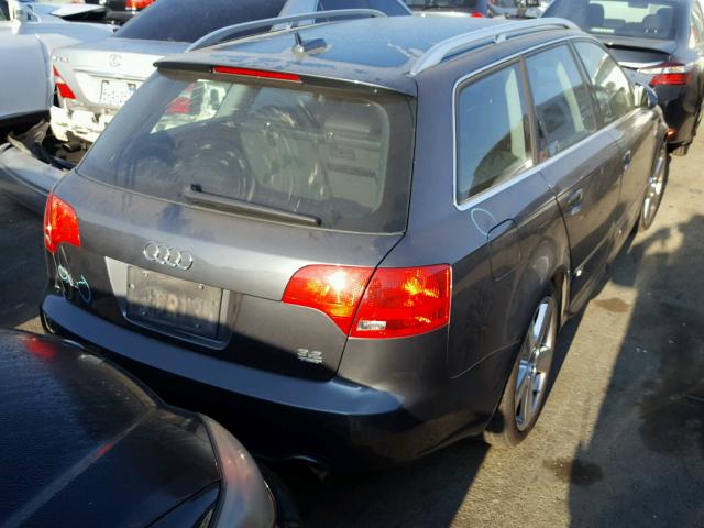 WAUSG78E86A016332 - 2006 AUDI A4 S-LINE GRAY photo 4