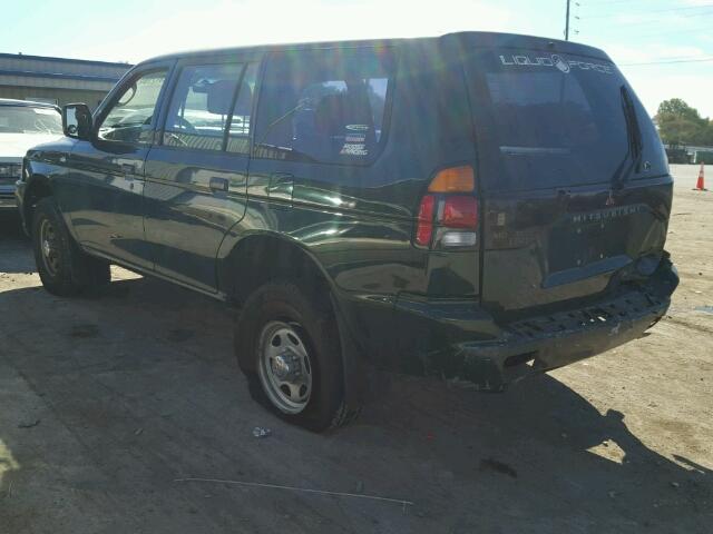 JA4LS21H7YP009427 - 2000 MITSUBISHI MONTERO GREEN photo 3