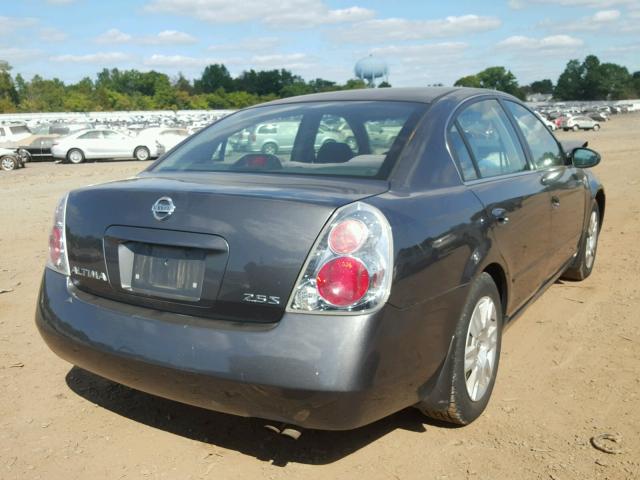 1N4AL11D85C223496 - 2005 NISSAN ALTIMA S GRAY photo 4