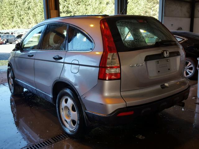 JHLRE38388C054698 - 2008 HONDA CR-V LX SILVER photo 3