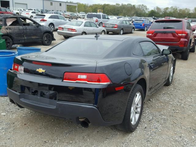 2G1FB1E34F9108190 - 2015 CHEVROLET CAMARO BLACK photo 4