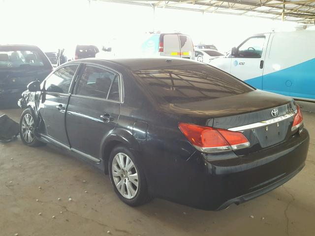 4T1BK3DB2CU452783 - 2012 TOYOTA AVALON BAS Schwarz Foto 3