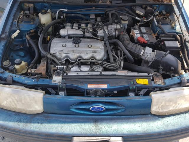 3FASP13J0SR176618 - 1995 FORD ESCORT LX TEAL photo 7