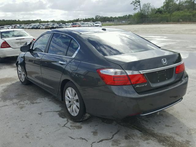 1HGCR2F8XDA066441 - 2013 HONDA ACCORD GRAY photo 3