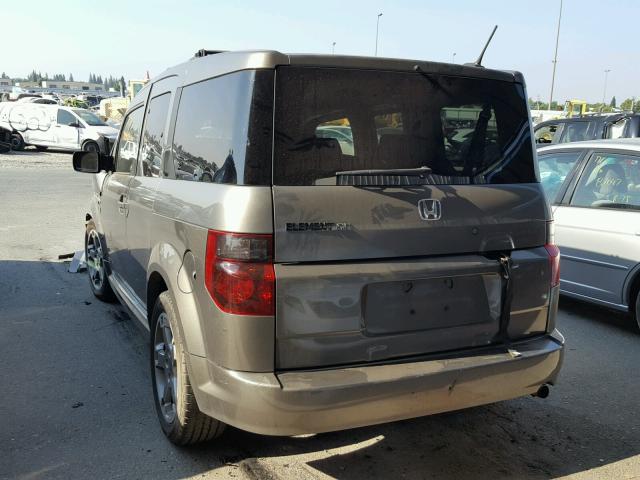 5J6YH18927L006034 - 2007 HONDA ELEMENT SC GRAY photo 3