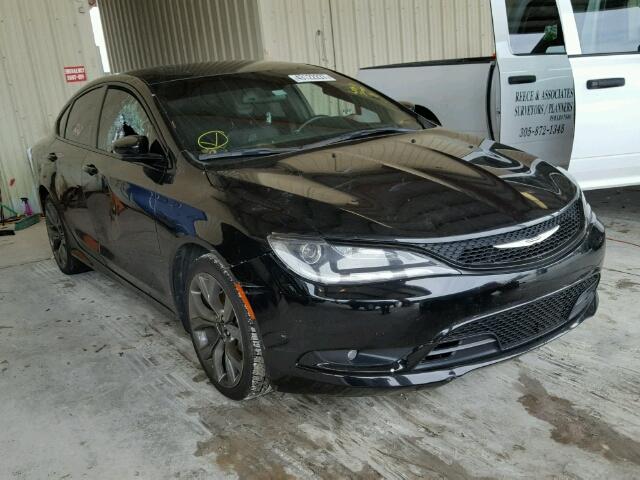 1C3CCCBB5FN653735 - 2015 CHRYSLER 200 S BLACK photo 1