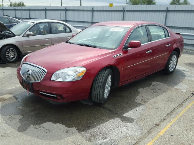 1G4HC5EM4AU102281 - 2010 BUICK LUCERNE CX RED photo 2