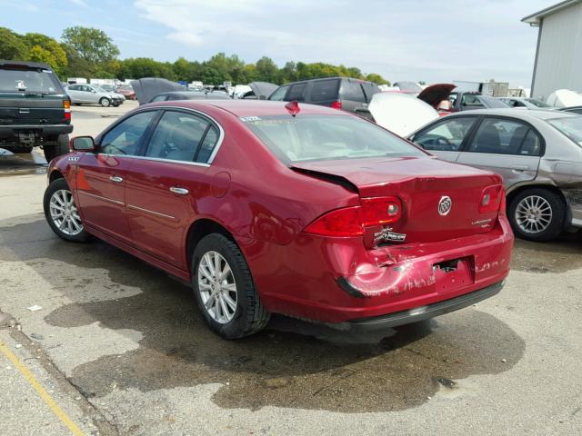 1G4HC5EM4AU102281 - 2010 BUICK LUCERNE CX RED photo 3