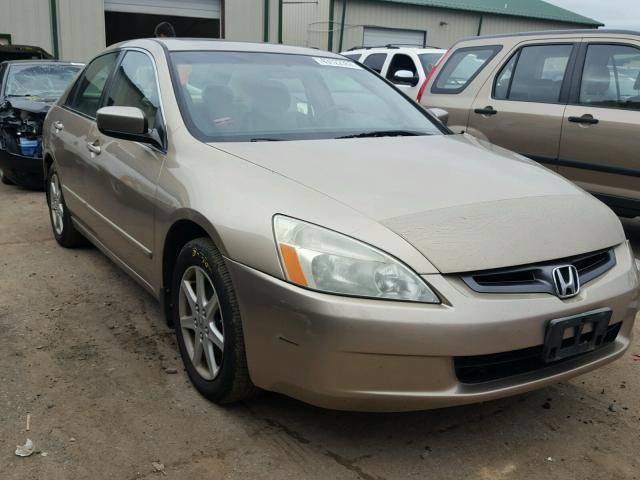 1HGCM66593A090000 - 2003 HONDA ACCORD TAN photo 1