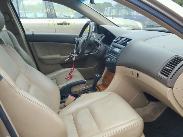 1HGCM66593A090000 - 2003 HONDA ACCORD TAN photo 5